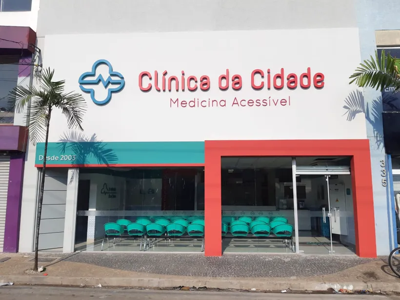 Fachada da Clínica da Cidade na Rua Quatorze, 327 — Rio Claro
